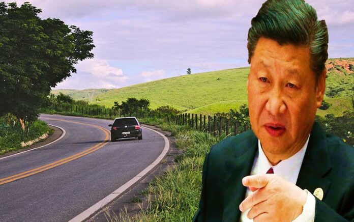 Depiction of Chinese President Xi-Jinping along with LAC Border-The Imprint