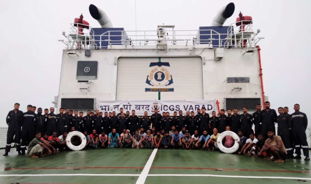 32 bangladeshi saved by Indian Coast Guard