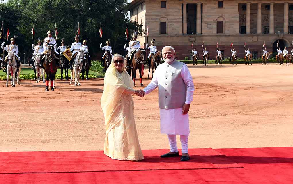 PM Modi and Sheikh hasina